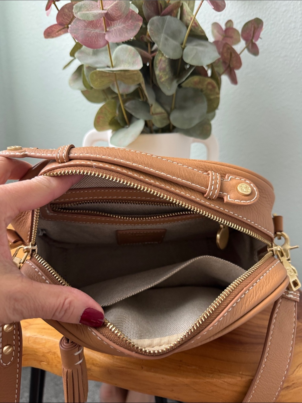 Spartina 449 Straw Crossbody Bag - Picture 3 of 8